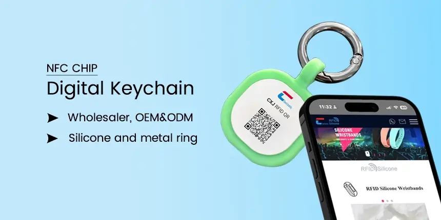 nfc digital keychain instant one tap connection tool