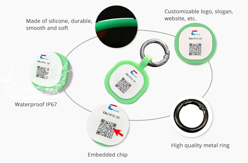 details of nfc digital keychain rs-nk010