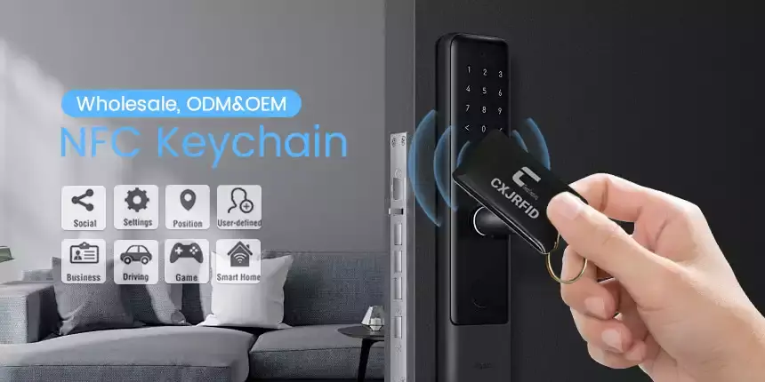 nfc keychain business card tap share contacts instantly