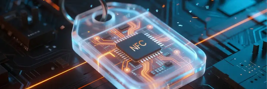 nfc keychain build in nfc chip