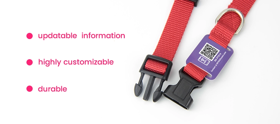 the advantages of nfc qr code pet collar