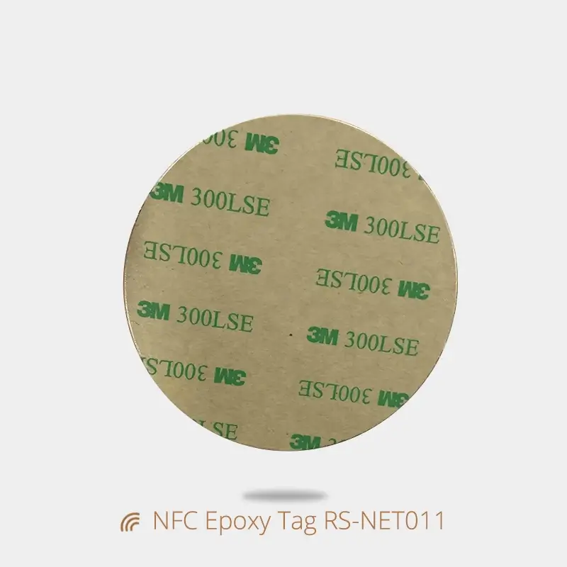 Waterproof Epoxy Menu NFC Tag for Digital Menus & Reviews