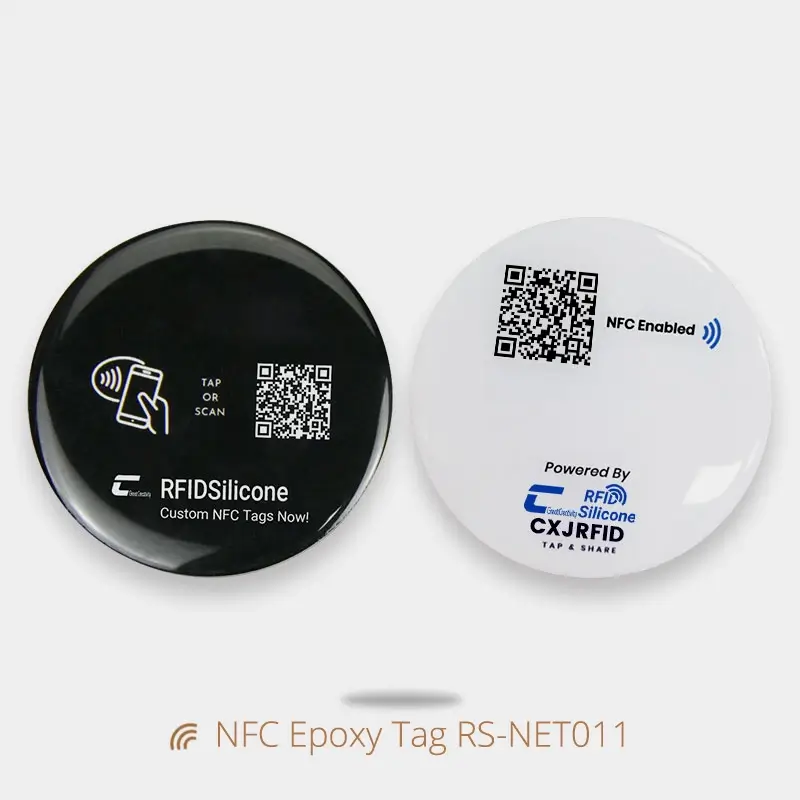 Waterproof Epoxy Menu NFC Tag for Digital Menus & Reviews