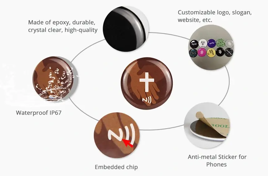 details of nfc epoxy label rs-net014