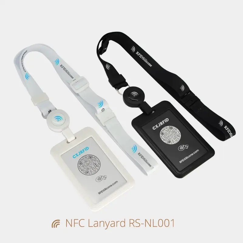 Stretchable NFC Badges Event ID Card NFC Lanyards