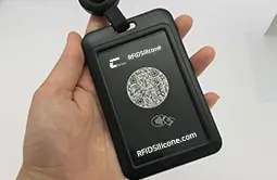 the nfc lanyard is made of abs, durable and safe to use