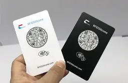 enabled nfc and printed qr code, compatible with all smartphones
