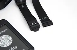 the nfc lanyard is with buckle design, easy to put on and take it off
