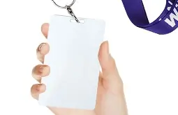 the nfc id card is made of pvc is smooth and safe to use
