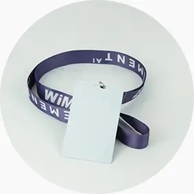 nfc id card lanyard pvc card rs-nl002