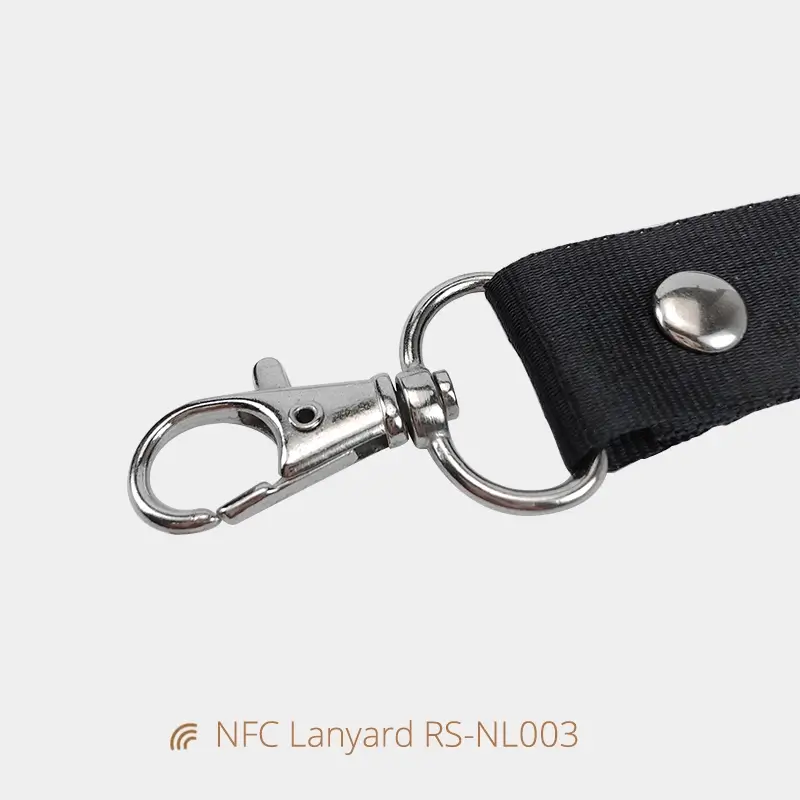 MIFARE 1k Cards NFC Lanyard Badges with Safety Buckle