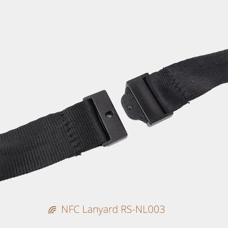 MIFARE 1k Cards NFC Lanyard Badges with Safety Buckle