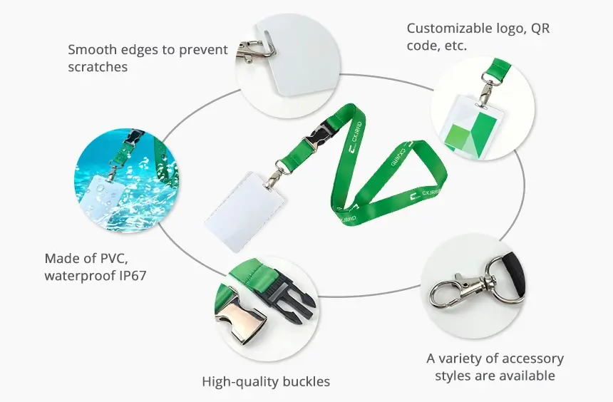the details of the rfid badges rs-nl004