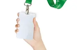 the rfid badges is made of pvc, smooth and safe to use