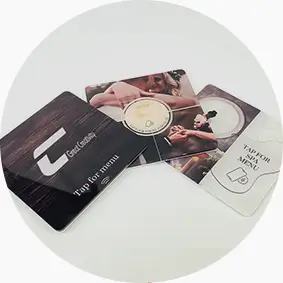 CXJ Acrylic NFC Menu Tag for Smart Contactless Service
