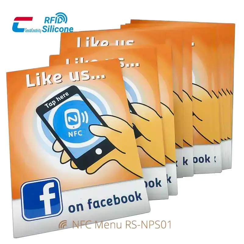 13.56MHz Smart RFID Poster Tap NFC Paper Tags