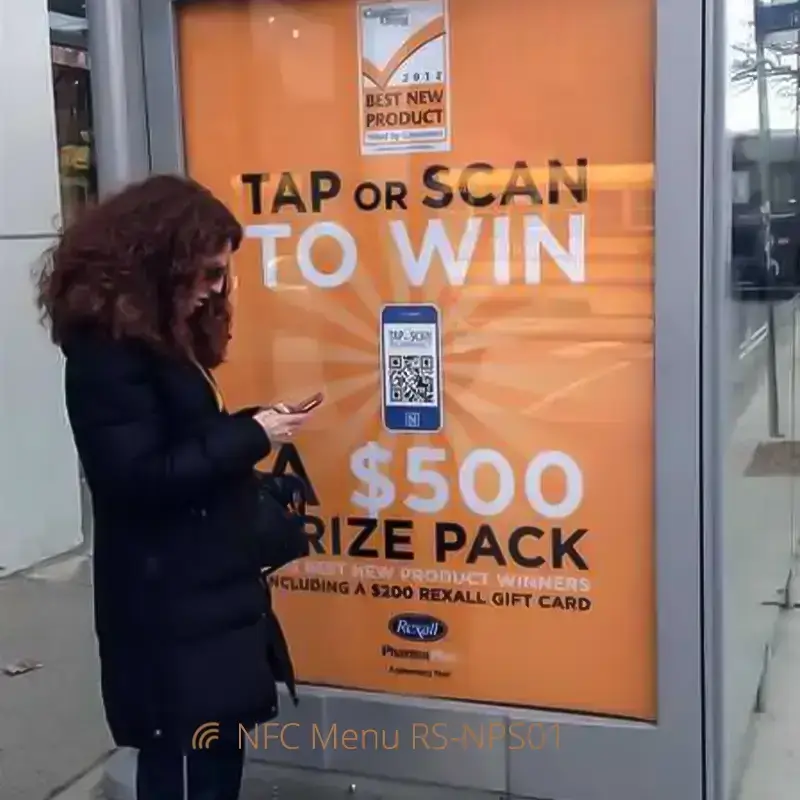 13.56MHz Smart RFID Poster Tap NFC Paper Tags