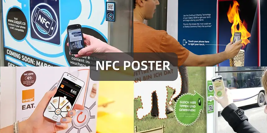 RS-NPS01 RFID Poster Tap NFC Paper Tags Application RS-NPS01 RFID Poster Tap NFC Paper Tags Application