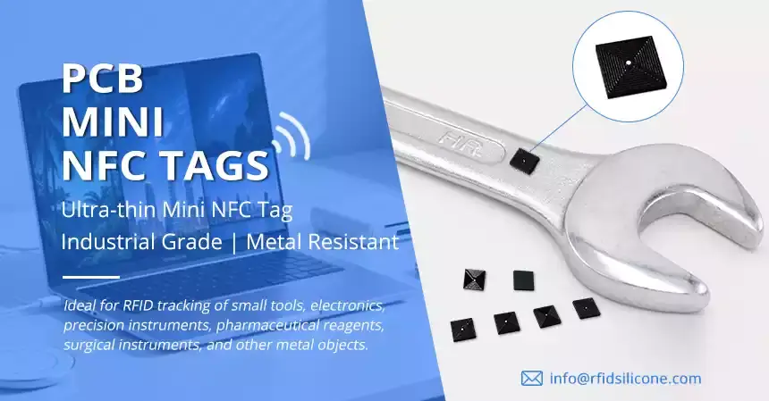 wholesale 5*5mm mini nfc tag pcb hf tag ultra small