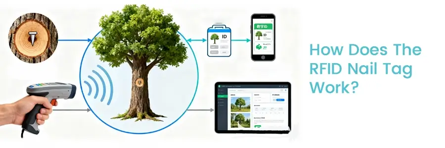 how does the rfid nail tag work