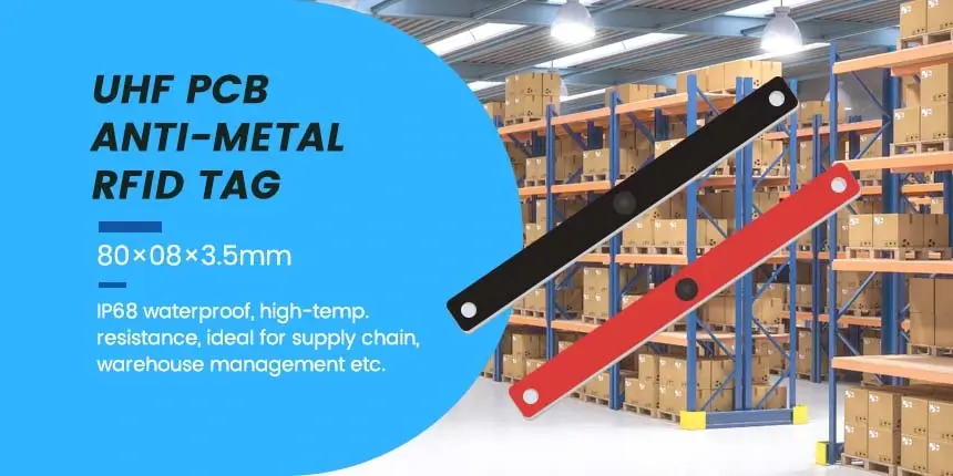 ip68 uhf anti-metal pcb rfid asset tags supplier