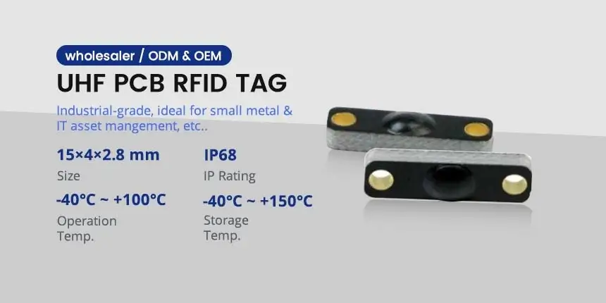 pcb rfid metal asset tags for equipment supplier