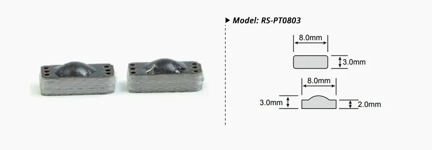 size of rfid pcb tag rs-pt0803