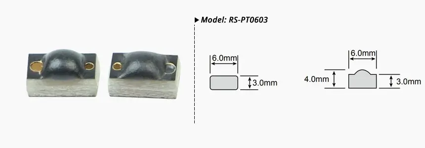 size of rfid pcb tag rs-pt0603
