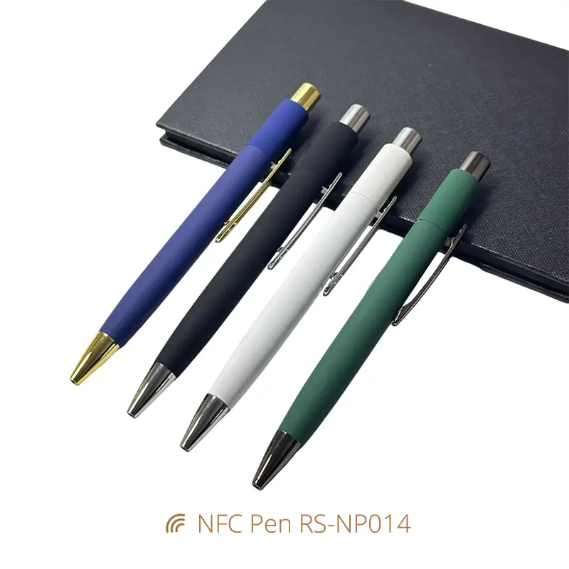Aluminum NFC Metal Pen Push Ballpoint Pen