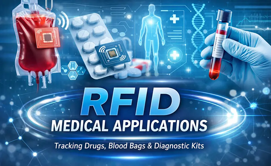 RFID Medical Applications for Drug Tracking Blood Bags and Diagnostic Kits