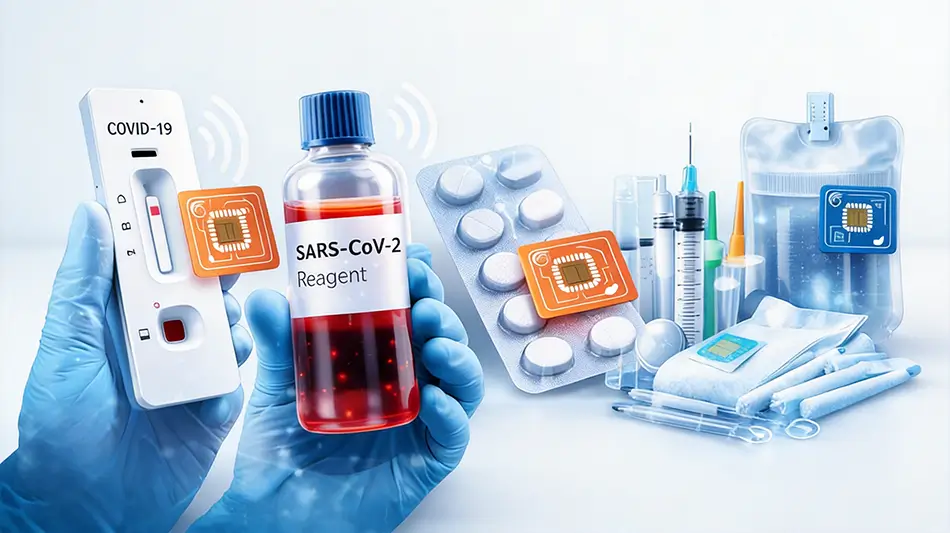 RFID is widely used in test kits, reagents, and disposable medical supplies