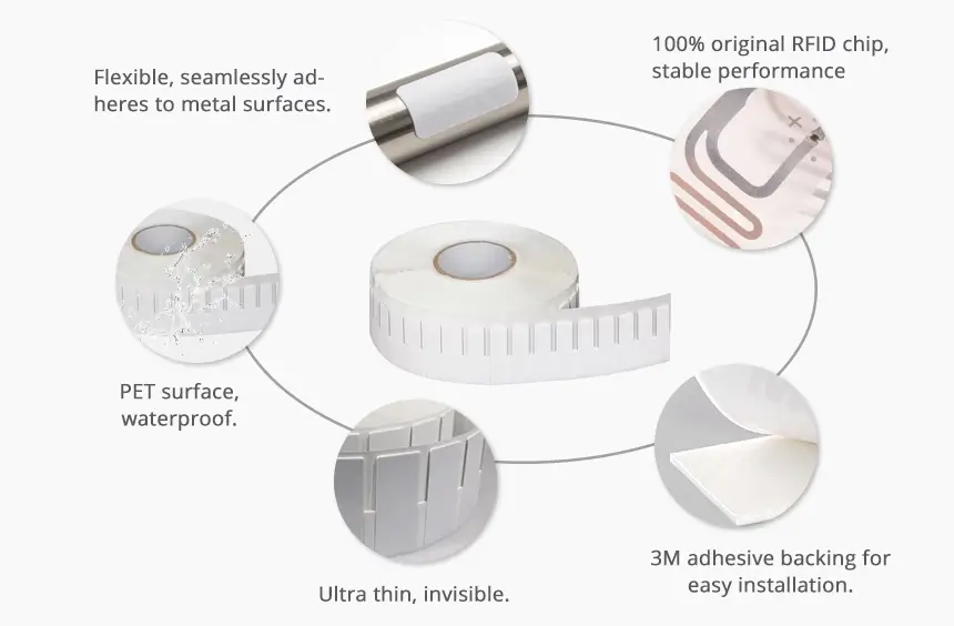 details of uhf flexible anti-metal tag rs-uf5015