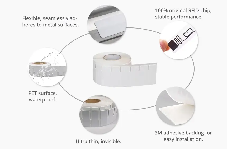 details of uhf flexible anti-metal tag rs-uf6025