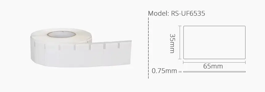 size of uhf flexible tag rs-uf6535 size of uhf flexible tag rs-uf6535
