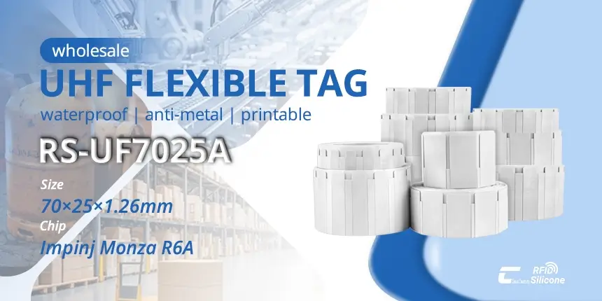 printable rfid uhf sticker flexible anti-metal tag supplier