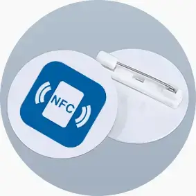 CXJ Smart PVC NFC Pin Tags NTAG213 Badges CXJ Smart PVC NFC Pin Tags NTAG213 Badges