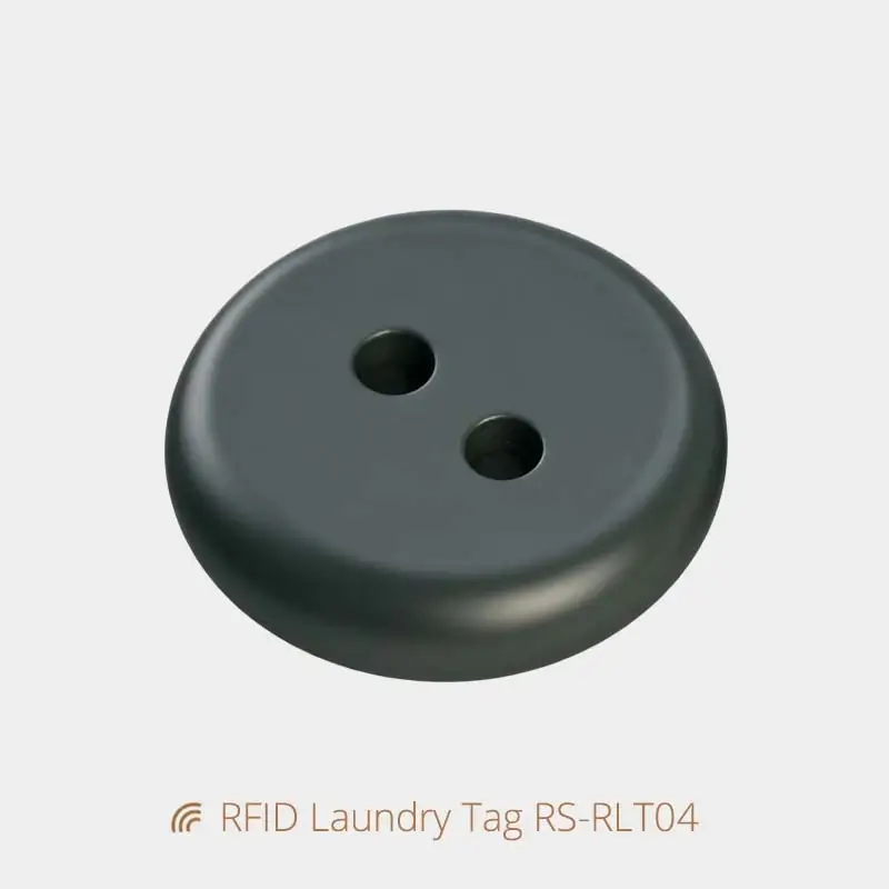 High Temperature RFID Tag PPS Button Washable Laundry Tag