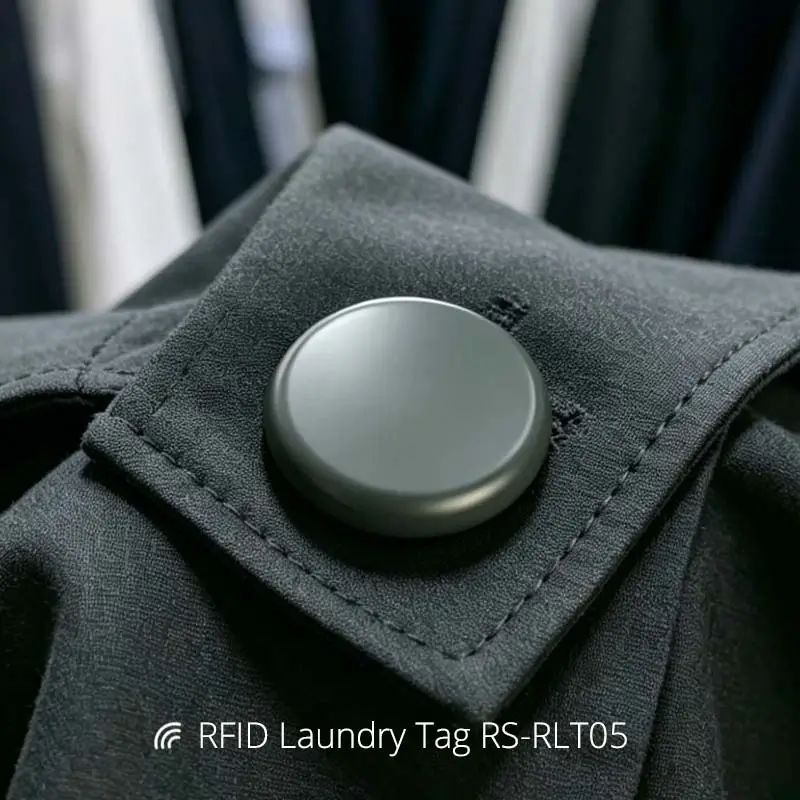 UHF RFID Laundry Tag for Linen Tracking PPS Button