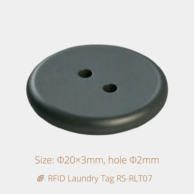 RFID Washable Tag for Uniform Management PPS Button