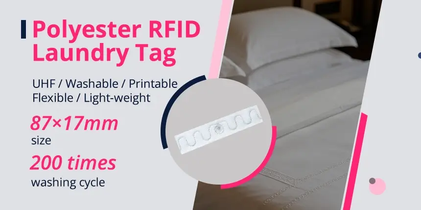 RFID Garment Tag Washable UHF Polyester Labels Supplier RFID Garment Tag Washable UHF Polyester Labels Supplier
