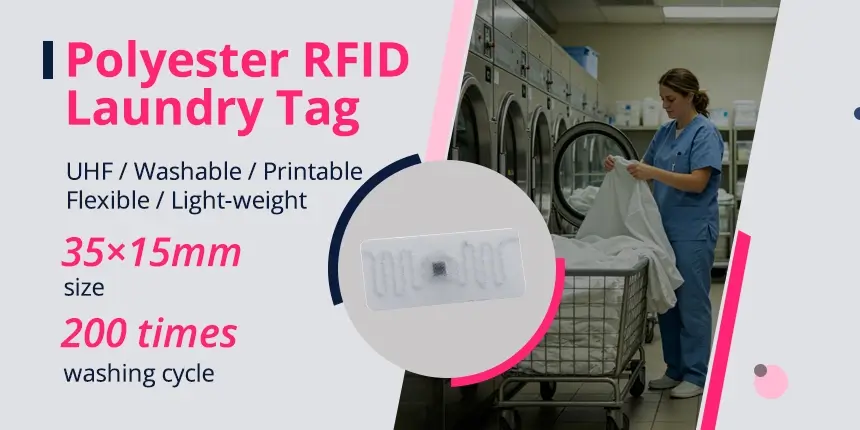 Washable RFID Chip On Clothing for Garment Management Supplier