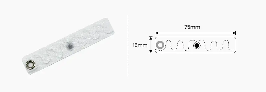 size of polyester rfid laundry tag rs-rlt25 size of polyester rfid laundry tag rs-rlt25
