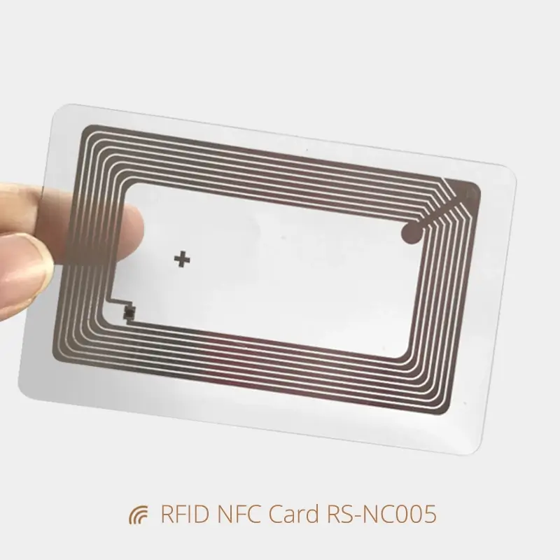 PVC Transparent NFC Card Printable & Pragrammable