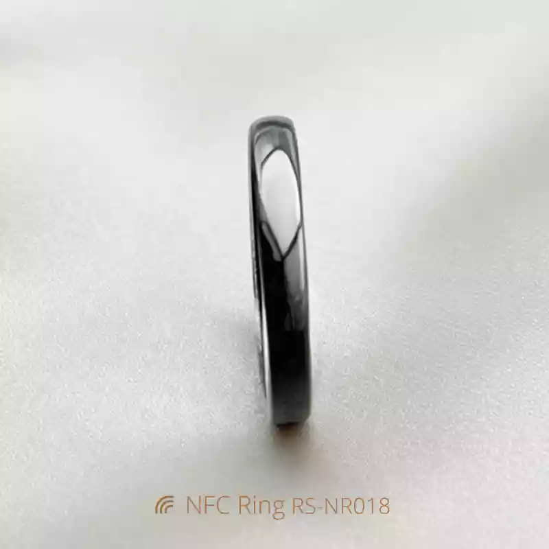 3MM-Wide NFC Smart Finger Ring Waterproof Ceramic Rings