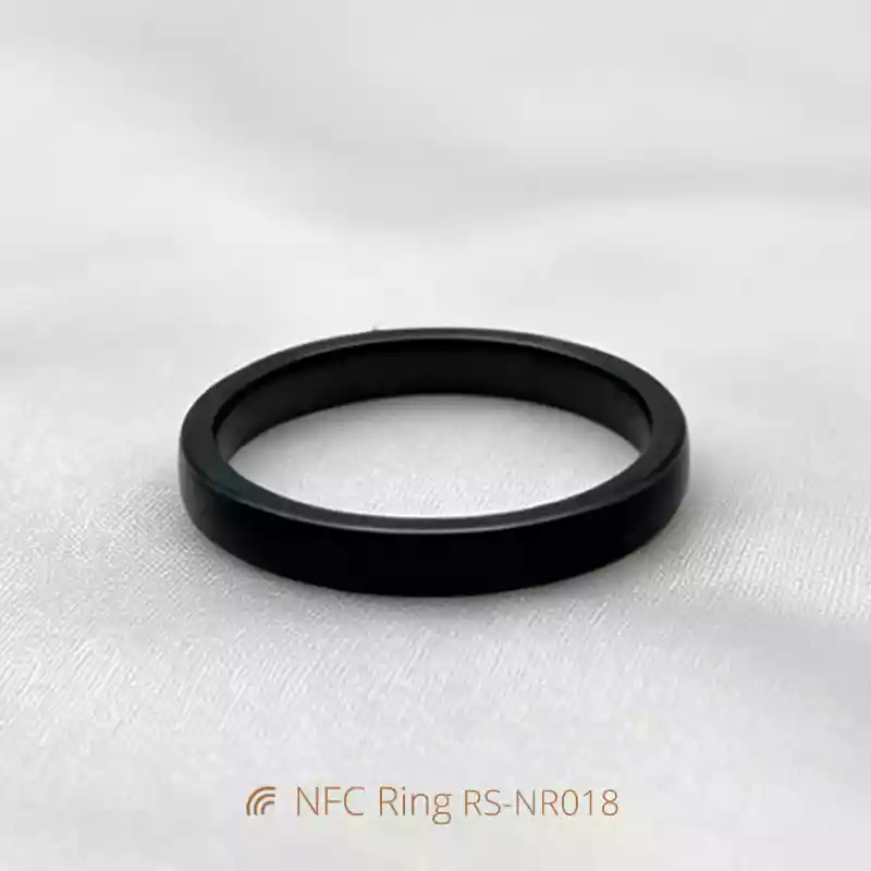 3MM-Wide NFC Smart Finger Ring Waterproof Ceramic Rings