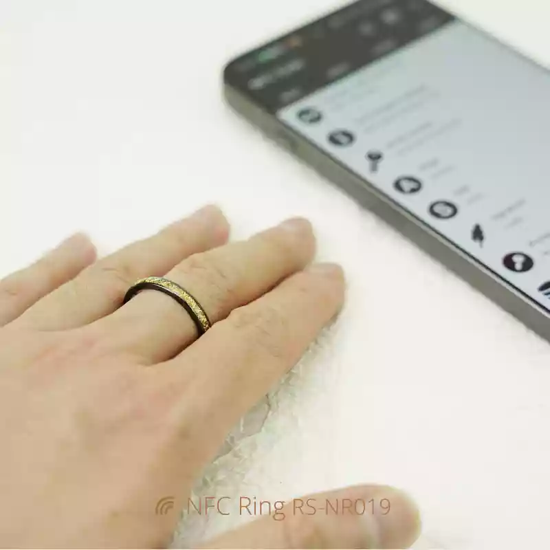 3MM NFC Smart Ring Epoxy Ceramic Multiple Colors