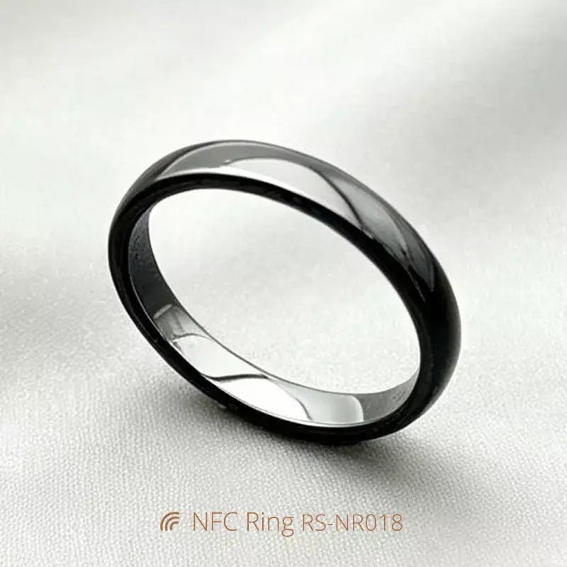 3MM-Wide NFC Smart Finger Ring Waterproof Ceramic Rings