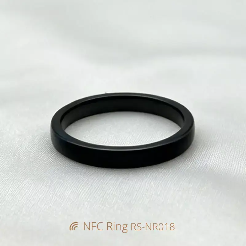 3MM-Wide NFC Smart Finger Ring Waterproof Ceramic Rings