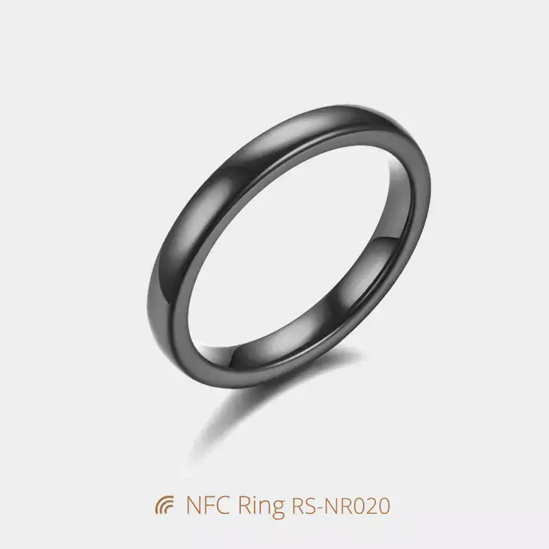3MM Smart Ceramic Ring with Nfc Chip Lightweight and Comfortable