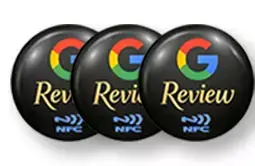 high quality Round Google Review Tag NFC Sticker high quality Round Google Review Tag NFC Sticker